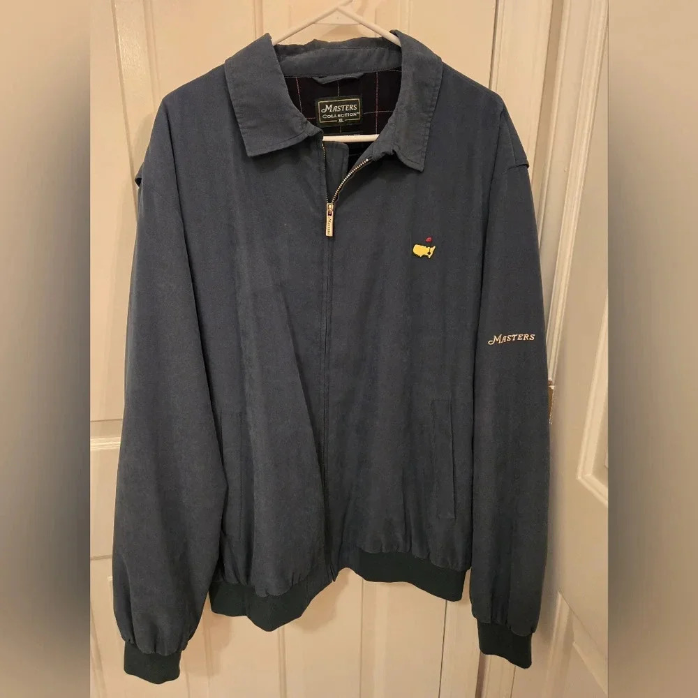Masters golf green suede jacket, men's size XL